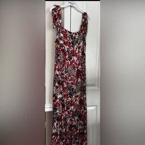 Knox Rose Multicolor Floral Lined Dress w pockets !